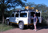 Geländewagen in Afrika